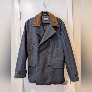 Wallace & Barnes (J CREW) Heavyweight Primaloft Pea coat Corduroy Collar Medium